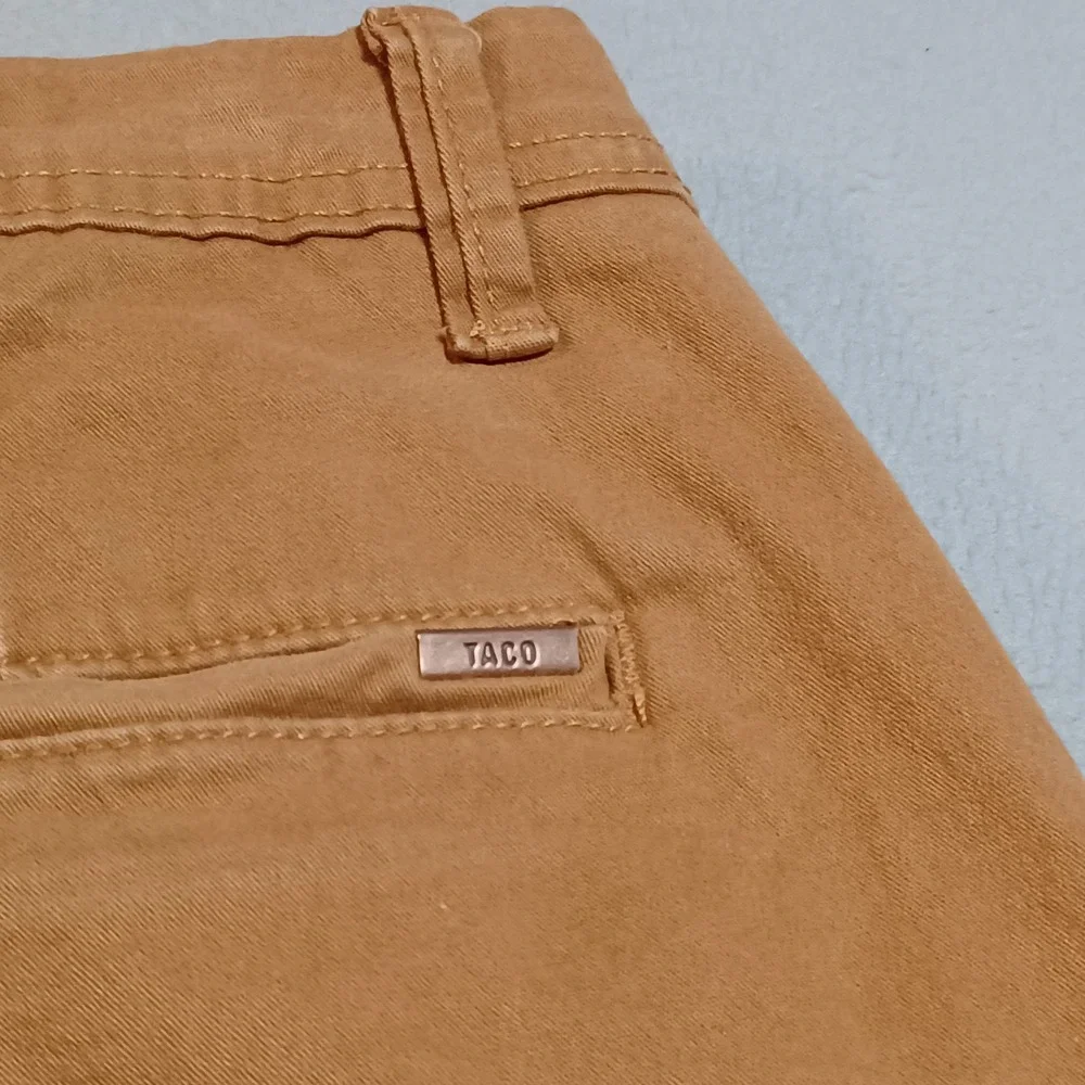 Taco Chino Flex Pants Mens 44 Brown Chino Flex Stretch Casual Trousers